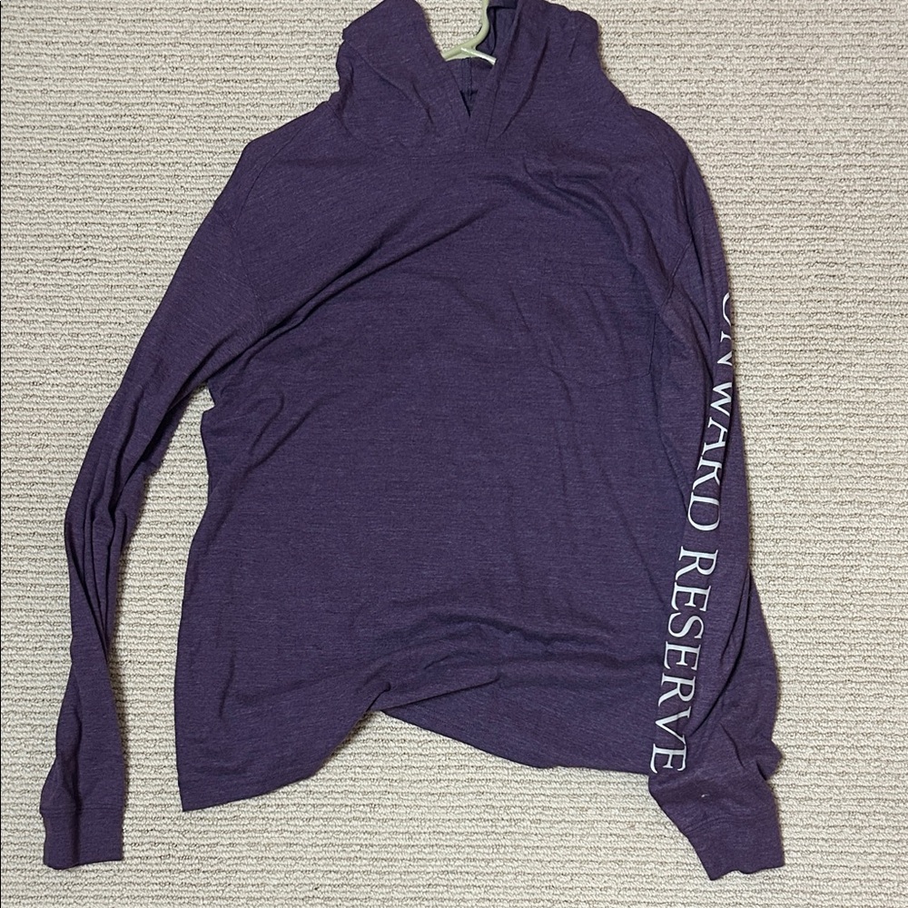 Onward Reserve Purple Long Sleeve Tee with Hoodie